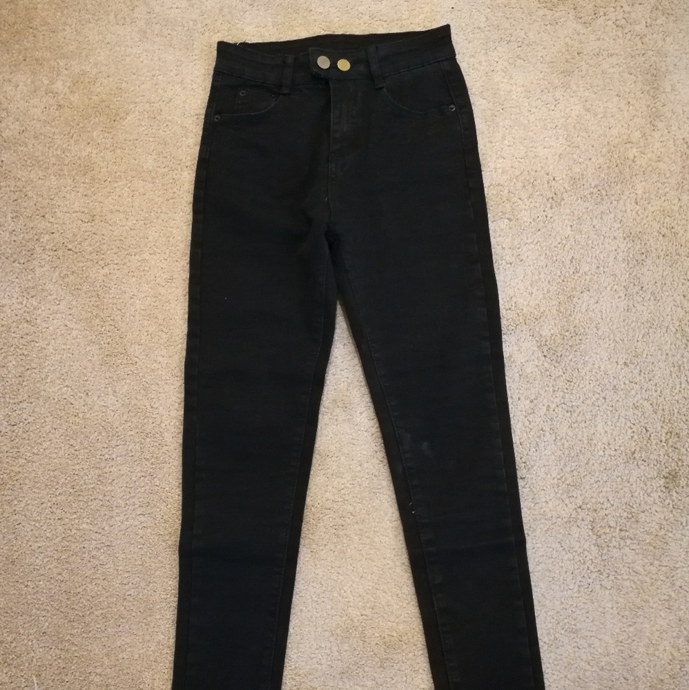 Petite XS black skinny jeans